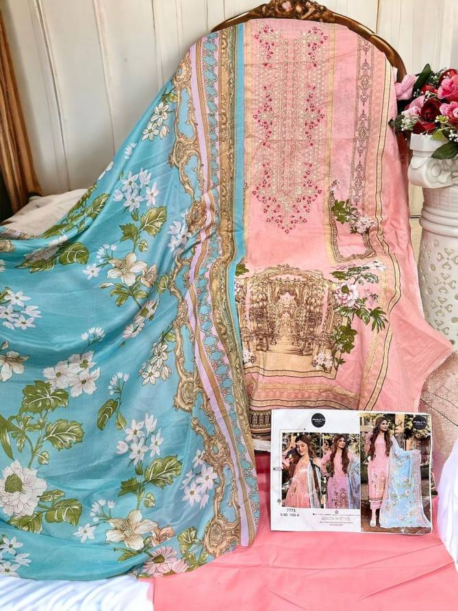 1326 A And B By Mehbbob Tex Cotton Embroidery Pakistani Suits Wholesale Suppliers In India
